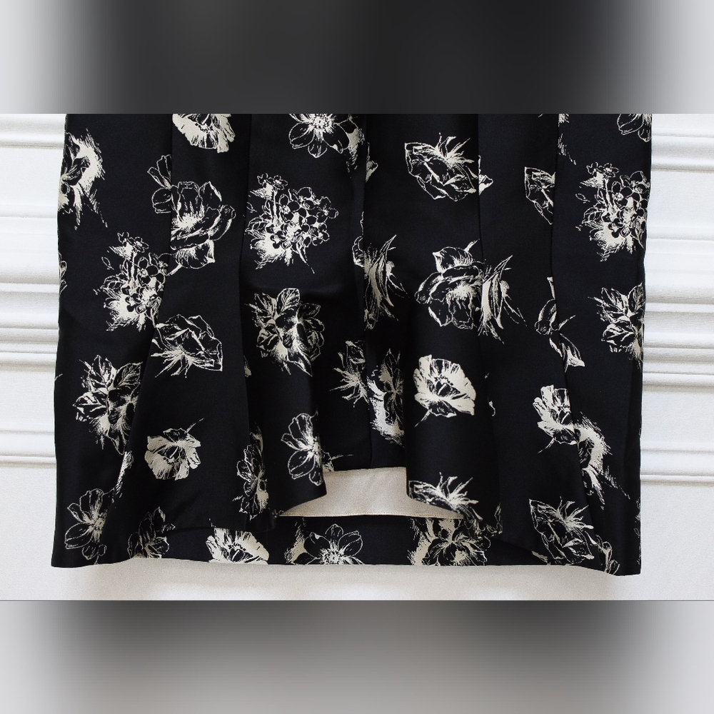 Lela Rose Black and White Strapless Dress - Picture 9 of 14